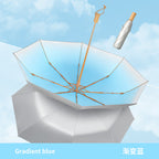 Women’s Sun Protection Umbrella UV Protection Windproof Compact Lightweight Sunshade