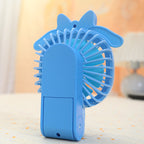 Portable Mini Fan USB Rechargeable Quiet Operation Compact Handheld Personal Cooling Fan