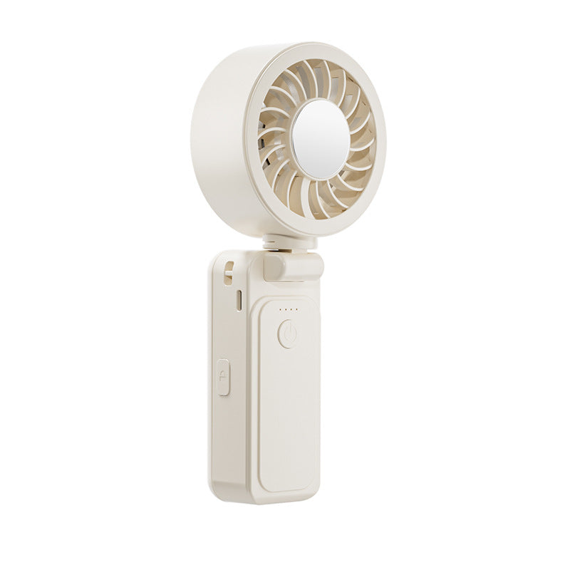 Compact High-Speed USB Rechargeable Handheld Fan Portable Personal Cooling Fan with Adjustable Angle