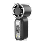 Smart Handheld Cooling Fan Rechargeable Portable with LED Display and Variable Speeds
