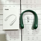 Women's Portable Neck Fan Rechargeable USB Quiet Adjustable Speed