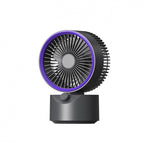 Desk Bladeless Fan High Performance Quiet Adjustable Airflow Compact Portable Cooling