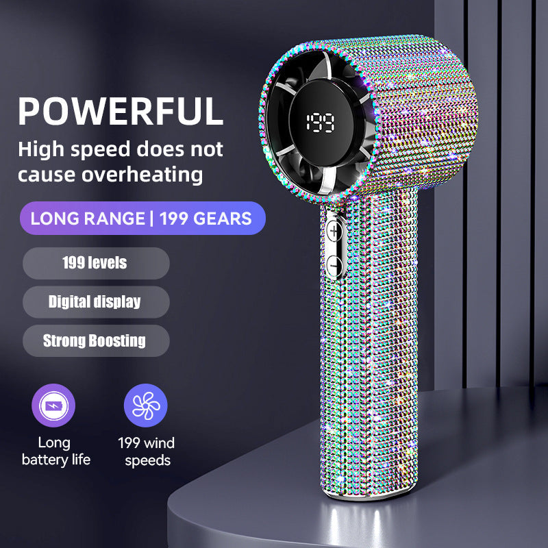 Women's Handheld Hair Dryer High-Speed Brushless Motor Compact Travel Size