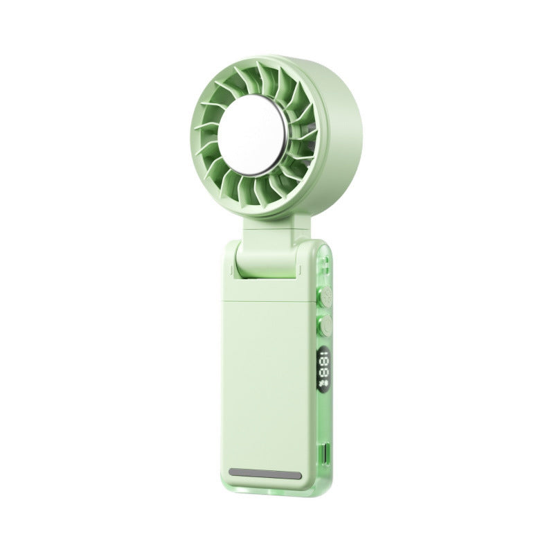 Compact Rechargeable Personal Fan Portable Lightweight Adjustable Speed Settings Battery Powered