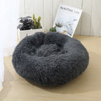 Fluffy Dog Bed Hypoallergenic Soft Round Non-Slip Machine Washable