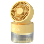 Harrow Portable Mini Fan USB Rechargeable Compact Quiet Personal Fan with Adjustable Speed
