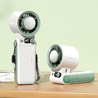 Portable Rechargeable Handheld Cooling Fan with Adjustable Speed Lightweight Quiet Operation