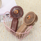 Portable Handheld Fan for Women Cute Bear Design USB Rechargeable Lightweight
