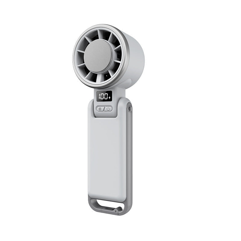 Harrow Portable USB Fan Compact Rechargeable with 3 Speed Settings and LED Display