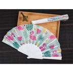 Ladies Decorative Fan Shimmering Shell Pattern Lightweight Portable Handheld Fan