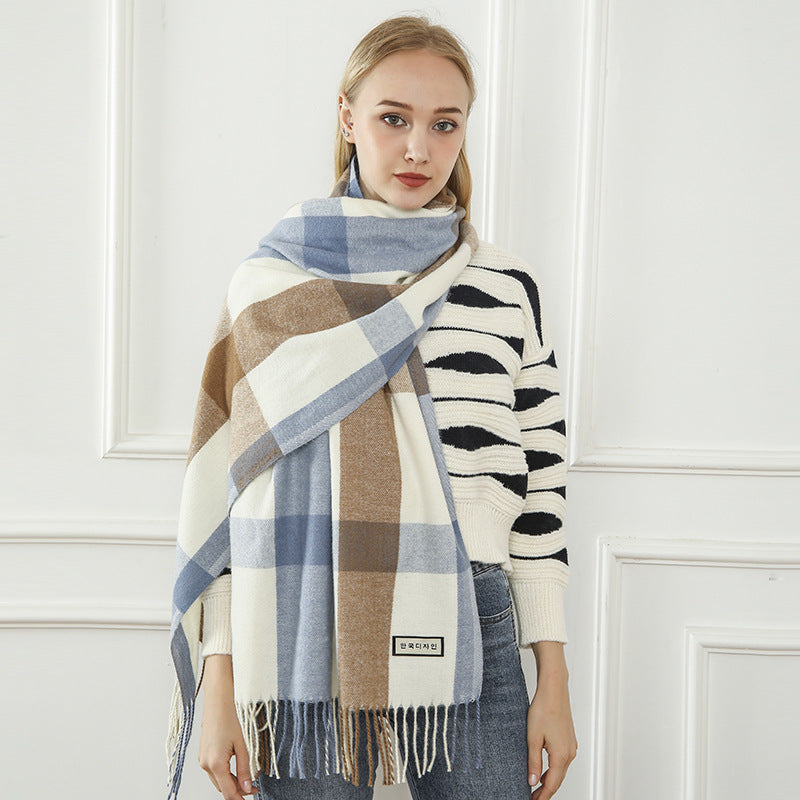 Ladies Fashionable Scarf Soft Material Long Size with Elegant Fringes