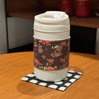 Insulated Women's Drinking Cup Leak-Proof Lid Playful Animal Design Reusable Eco-Friendly