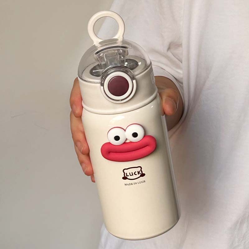 Kids Water Bottle BPA-Free Leak-Proof Fun Design Compact Size for School and Travel