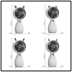 Portable Mini Fan with Animal Design Rechargeable Personal Cooling Fan