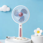 Portable Handheld Fan with Adjustable Tilt USB Rechargeable Lightweight Quiet Operation
