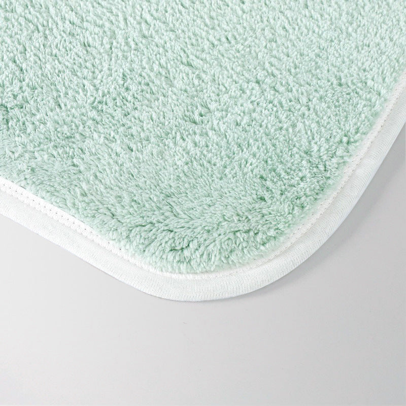 Harrow Women's Bathroom Mat Plush Microfiber Non-Slip Rubber Base Machine Washable