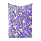 Brehn Unisex Dino Fleece Blanket Soft Warm Microfiber Kids Dinosaur Throw Blanket
