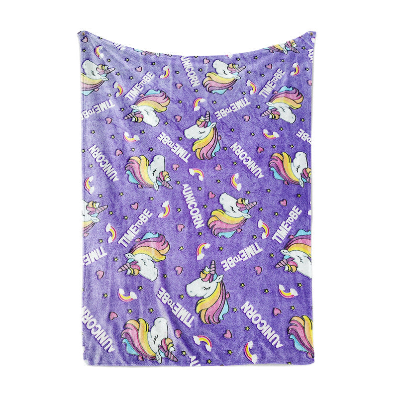 Brehn Unisex Dino Fleece Blanket Soft Warm Microfiber Kids Dinosaur Throw Blanket