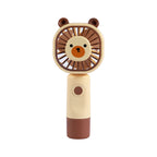 Women's Portable Handheld Fan Cute Bear Design Lightweight Battery Operated