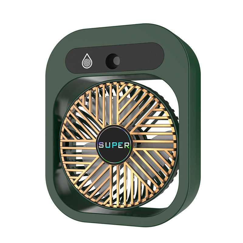 Portable Mini Cooling Fan with Humidifier USB Rechargeable Quiet Compact