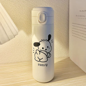 Women’s Insulated Thermos Bottle Leak-Proof Flip Top with Animal Design, Reusable and Ergonomic