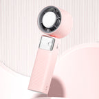 Handheld Smart Cooling Fan Portable Rechargeable Personal Fan with Digital Temperature Display