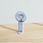 Portable Desk Fan USB Rechargeable Quiet Operation Cute Compact Design