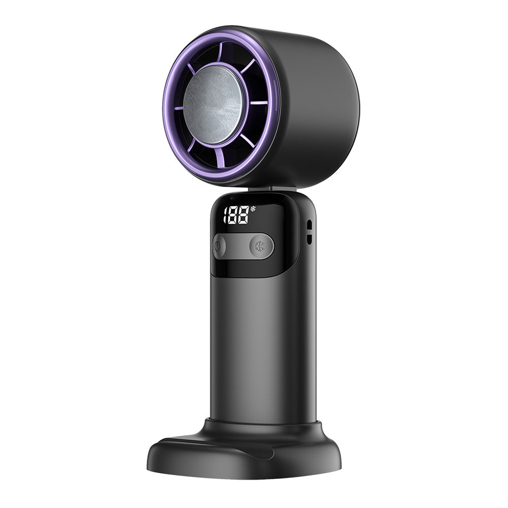 Portable Mini Fan for Women Compact Lightweight Adjustable Speed with LED Display