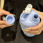 Insulated Water Bottle for Women with Ergonomic Handle and Cheerful Design BPA-Free