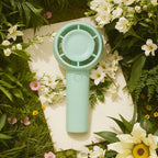 Portable Handheld Fan Rechargeable Lightweight Quiet Operation Personal Cooling Device