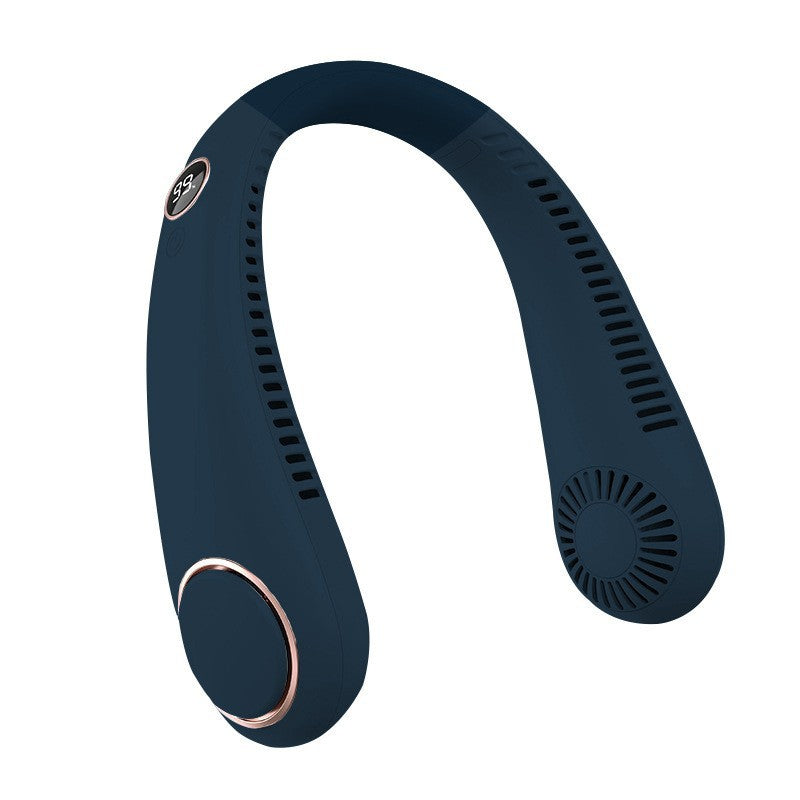 Portable Wearable Neck Fan Lightweight Silent Operation Adjustable Speed