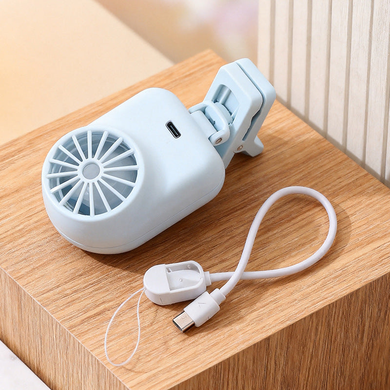 Portable Clip Fan USB Powered with Adjustable Tilt Angle Compact and Lightweight for Travel and Office Use