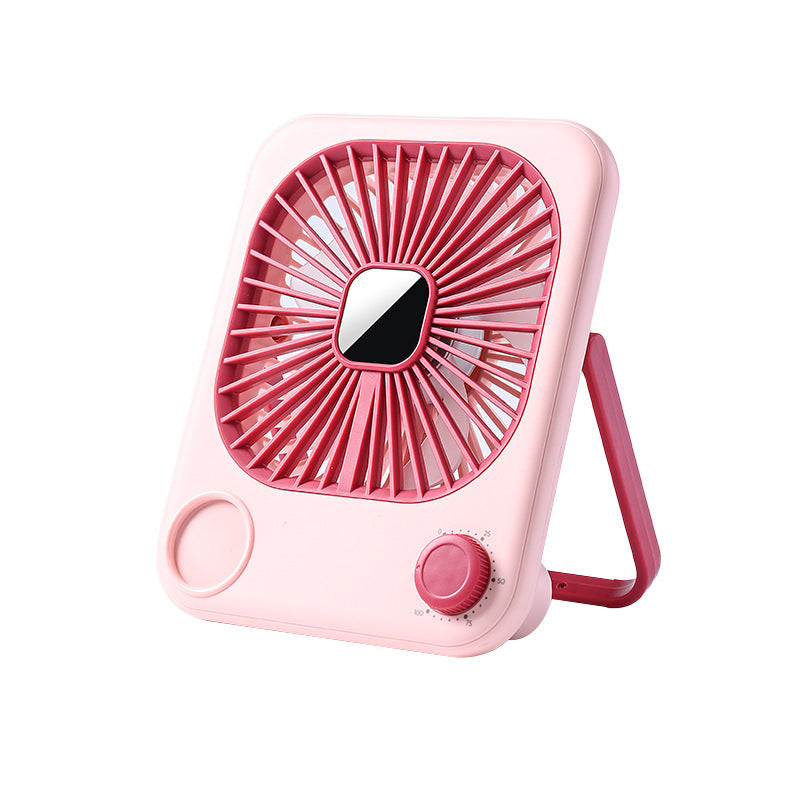 Compact USB Desk Cooling Fan Adjustable Speed Portable Small Desktop Air Circulator