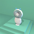 Compact Rechargeable Mini Desk Fan Portable Quiet Adjustable Speed