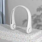 Portable Wearable Neck Fan Rechargeable Quiet Ventilation Unit for Men