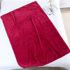 Women's Ultra-Soft Microfiber Blanket Cozy Warm Breathable Throw for Sofa and Bed