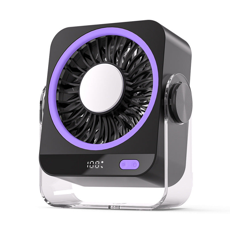 Portable Desk Fan Harrow Compact Lightweight Quiet Operation Adjustable Speed