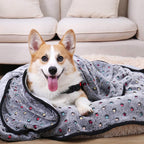 Brehn Plush Blanket with Colorful Polka Dot Pattern Soft Cozy Throw for Indoor and Outdoor Use