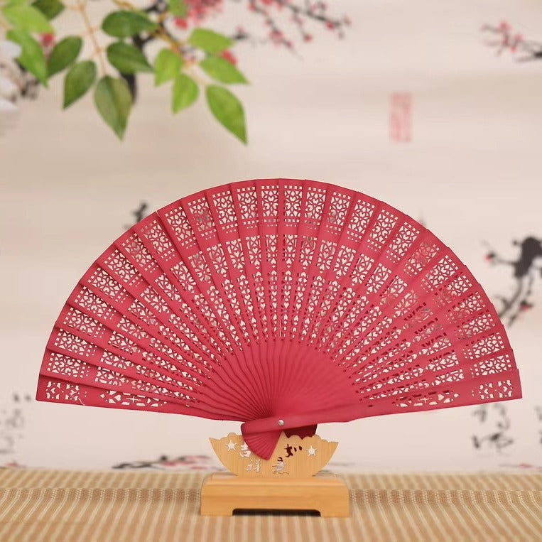 Ladies Filigree Fan High-Quality Lightweight Foldable Handheld Fan