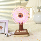 Portable USB Table Fan Ladies Pineapple Design Lightweight Quiet Adjustable Speeds