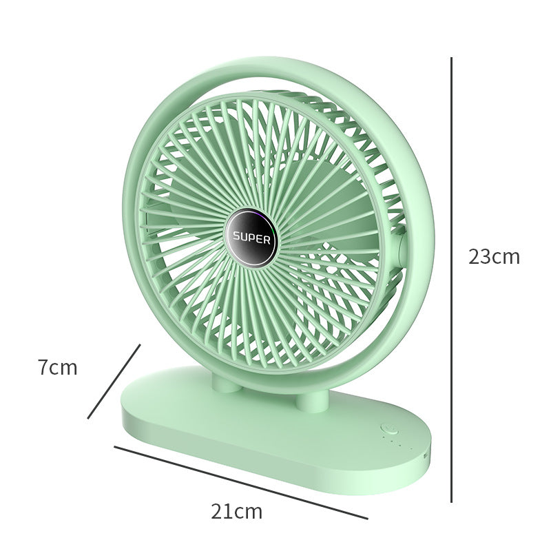 Mini Desk Cooling Fan Portable Quiet Adjustable Angle Personal Fan