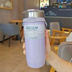 Women’s Insulated Travel Cup with Spill-Proof Flip Lid Vacuum Thermal Mug BPA-Free