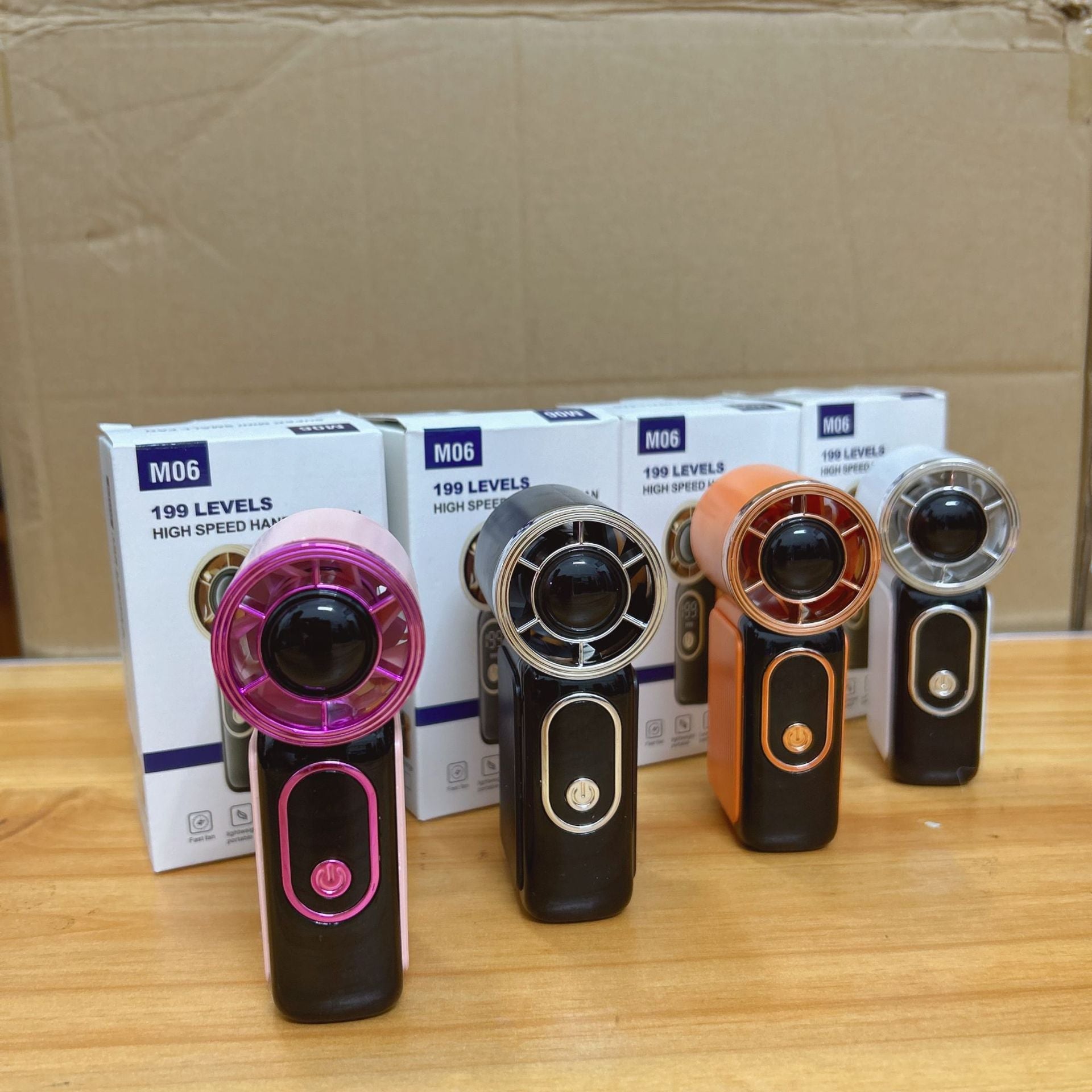 Portable Mini Fan with LED Display and Multiple Speeds Lightweight Handheld Personal Cooling Fan