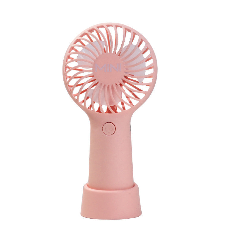 Portable Handheld Fan with Ergonomic Design USB Rechargeable Compact Personal Cooling Fan
