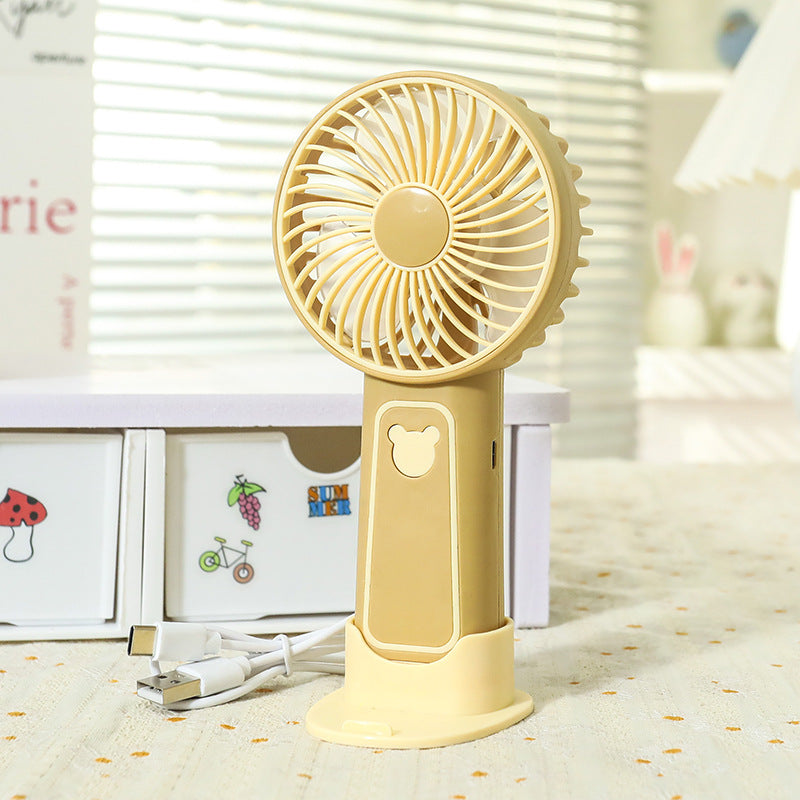 Portable USB Rechargeable Handheld and Table Fan Quiet Mini Travel Fan