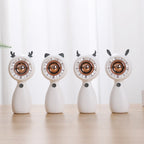 Portable Mini Fan for Women USB Rechargeable Animal Pattern Handheld Fan
