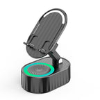 Unisex Smartphone Holder with Integrated Speaker Adjustable Tilt Compact Design
