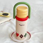 Women’s BPA-Free Plastic Water Bottle with Leak-Proof Stylish Lid and Handle
