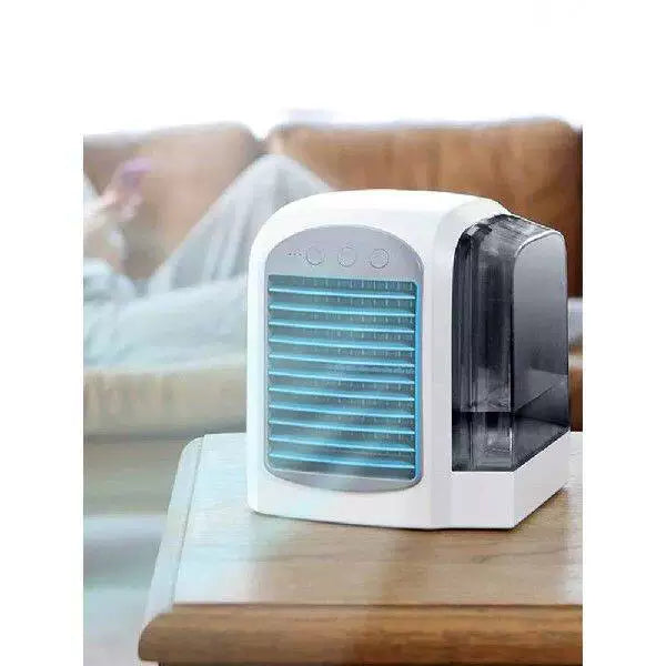 Personal Evaporative Air Cooler and Humidifier Compact USB-Powered Portable