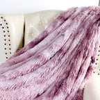 Brehn Ladies Snuggle Blanket Soft Hypoallergenic Fleece Cozy Throw for Living Room Bedroom
